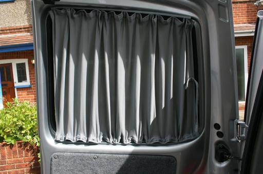 Camp It Up: Just Kampers Grey Window Blackout Curtain For VW Crafter (2006-2017, Right Front)