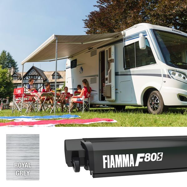 Fiamma F80 awning with A class motorhome