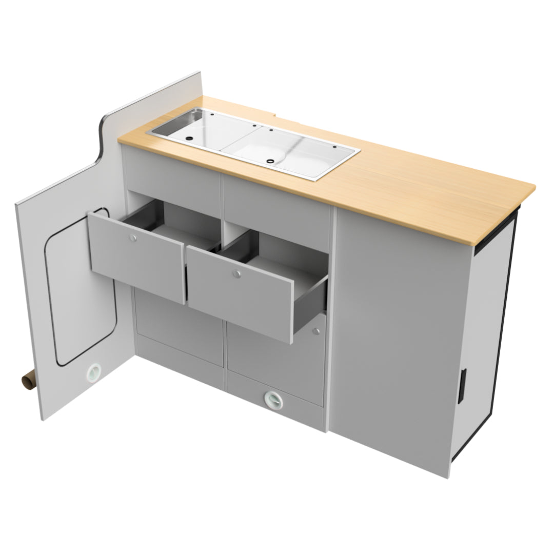 Crafter / MAN TGE MWB KITCHEN POD WITH SMEV 9722 HOB/SINK COMBO